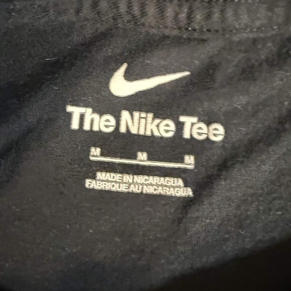 Nike Graphic T Shirt Mens Medium Black Swoosh I Ball Hard Just Do It Tee - Picture 3 of 9